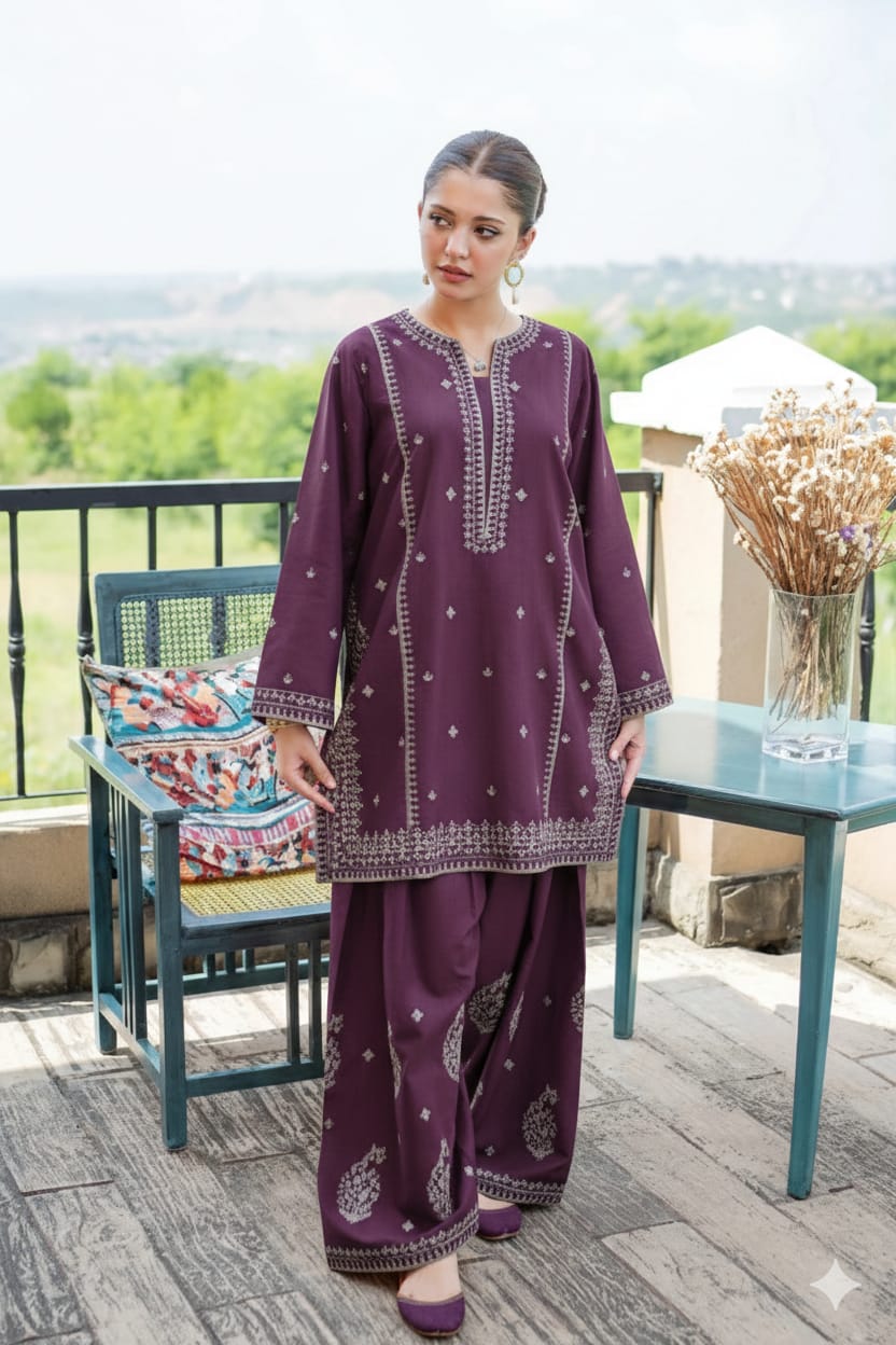 Naqsh 2 PC Embroidered