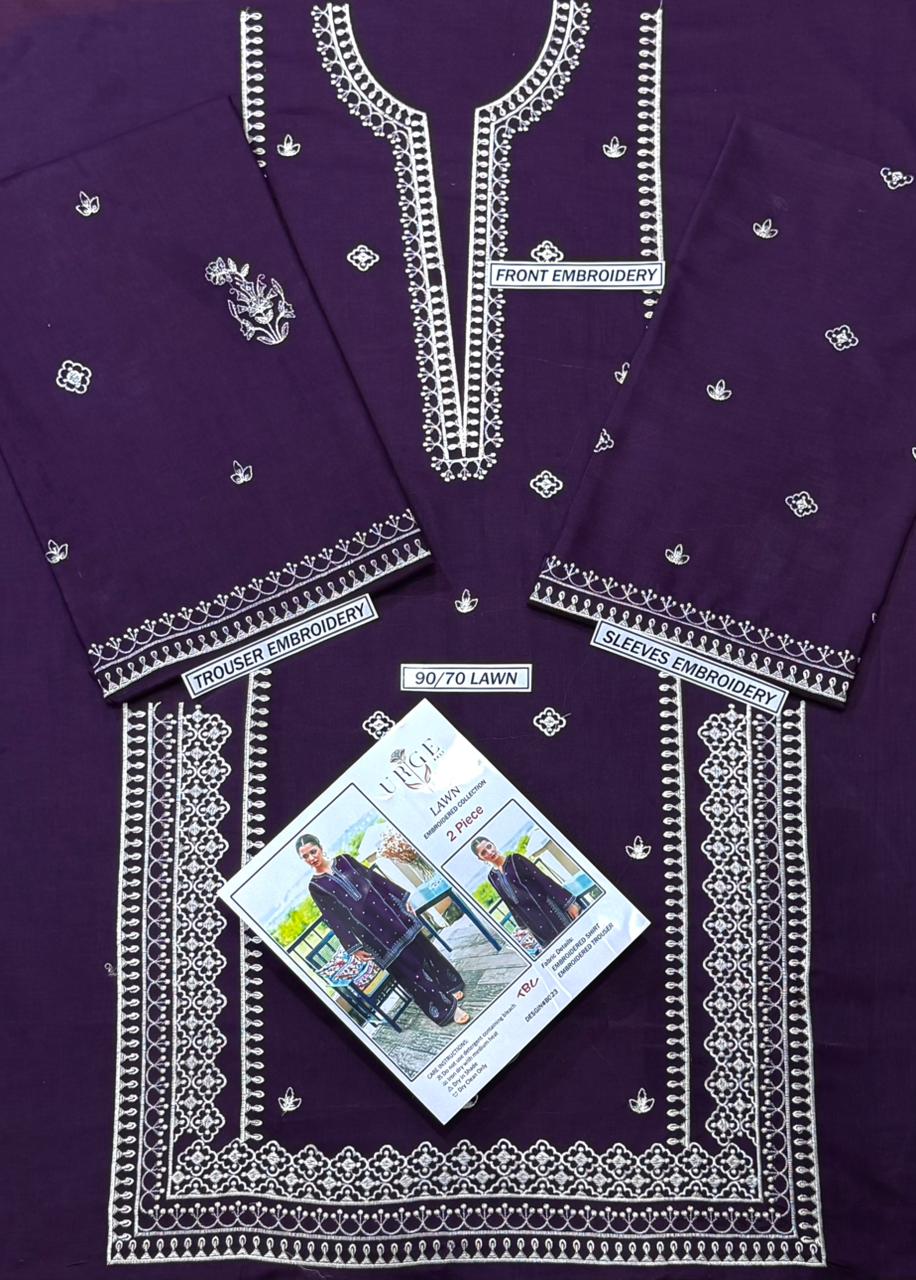 Naqsh 2 PC Embroidered