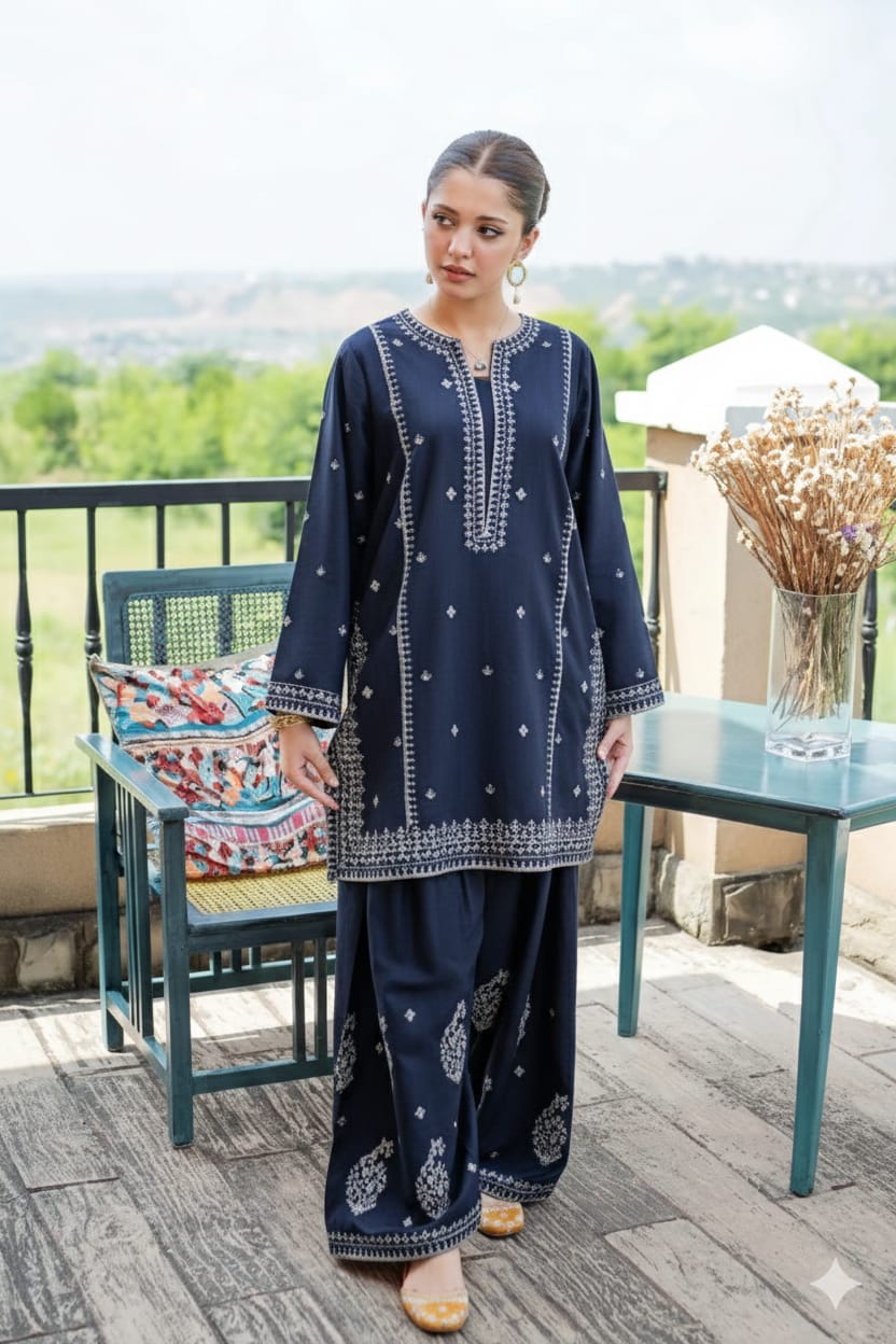 Naqsh 2 PC Embroidered