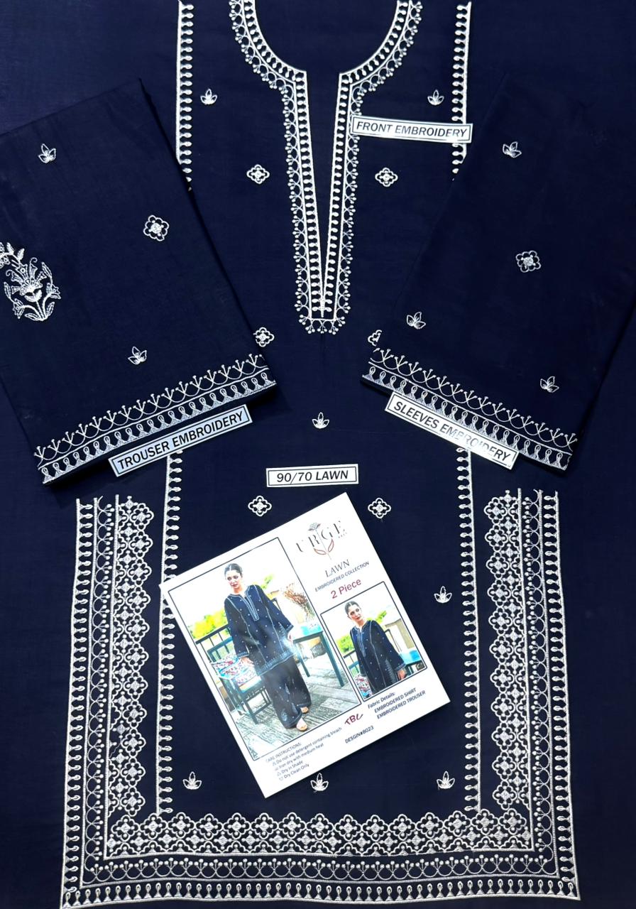 Naqsh 2 PC Embroidered