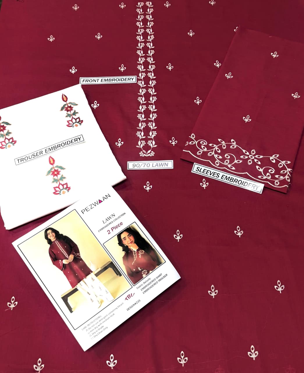 Naqsh 2 PC Embroidered