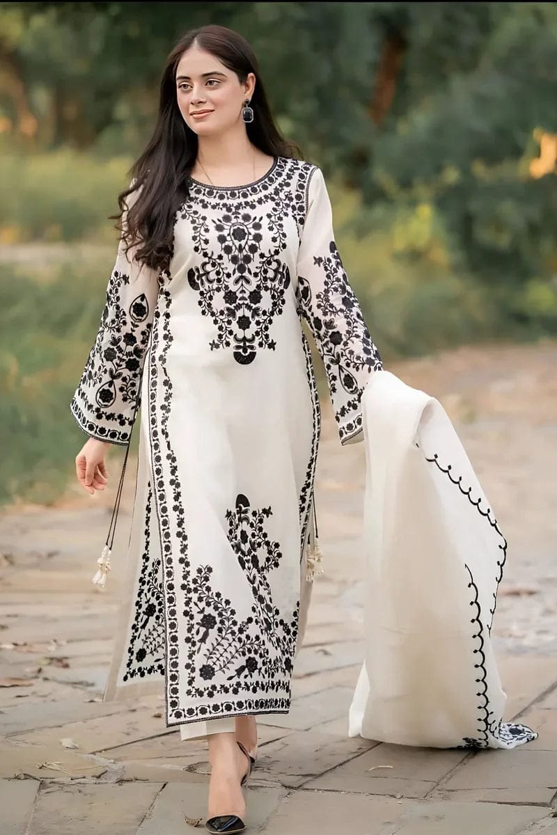 Naqsh 3 PC Embroidered