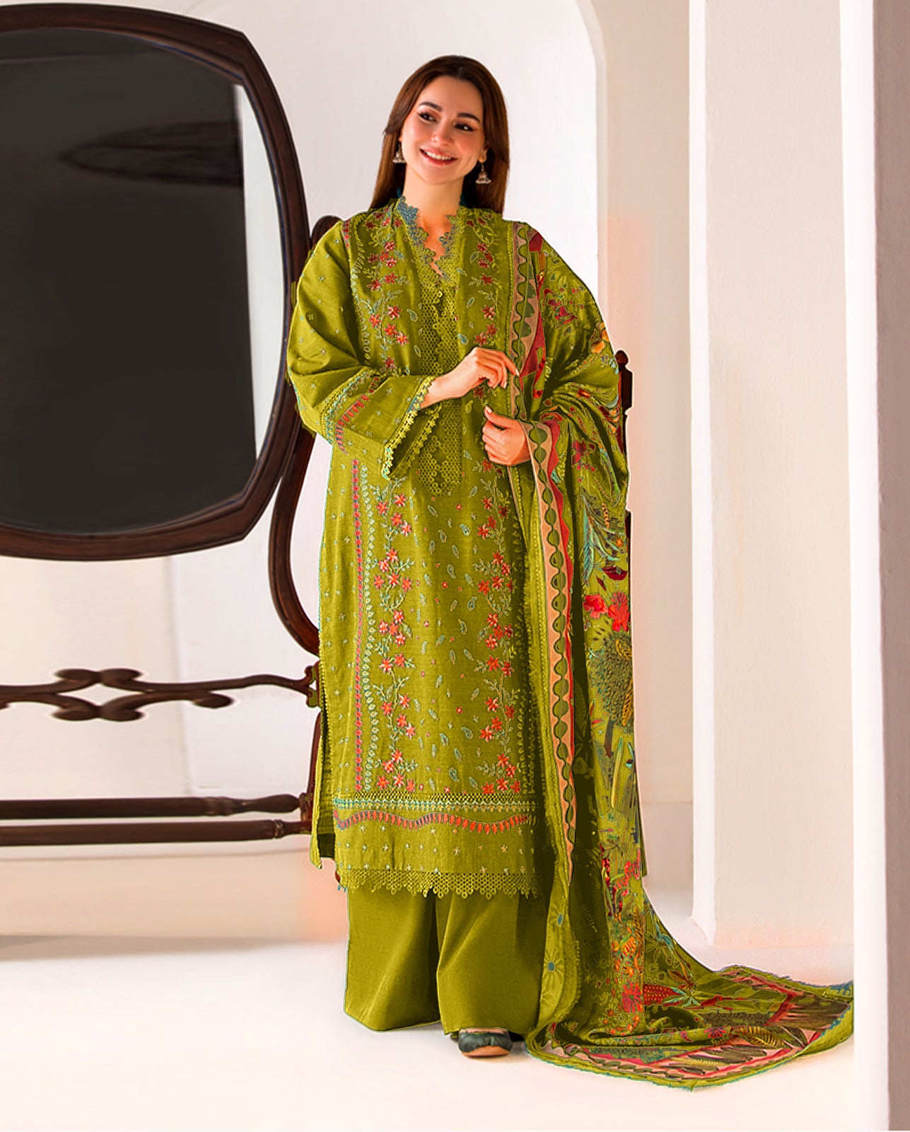 Naqsh 3 PC Embroidered