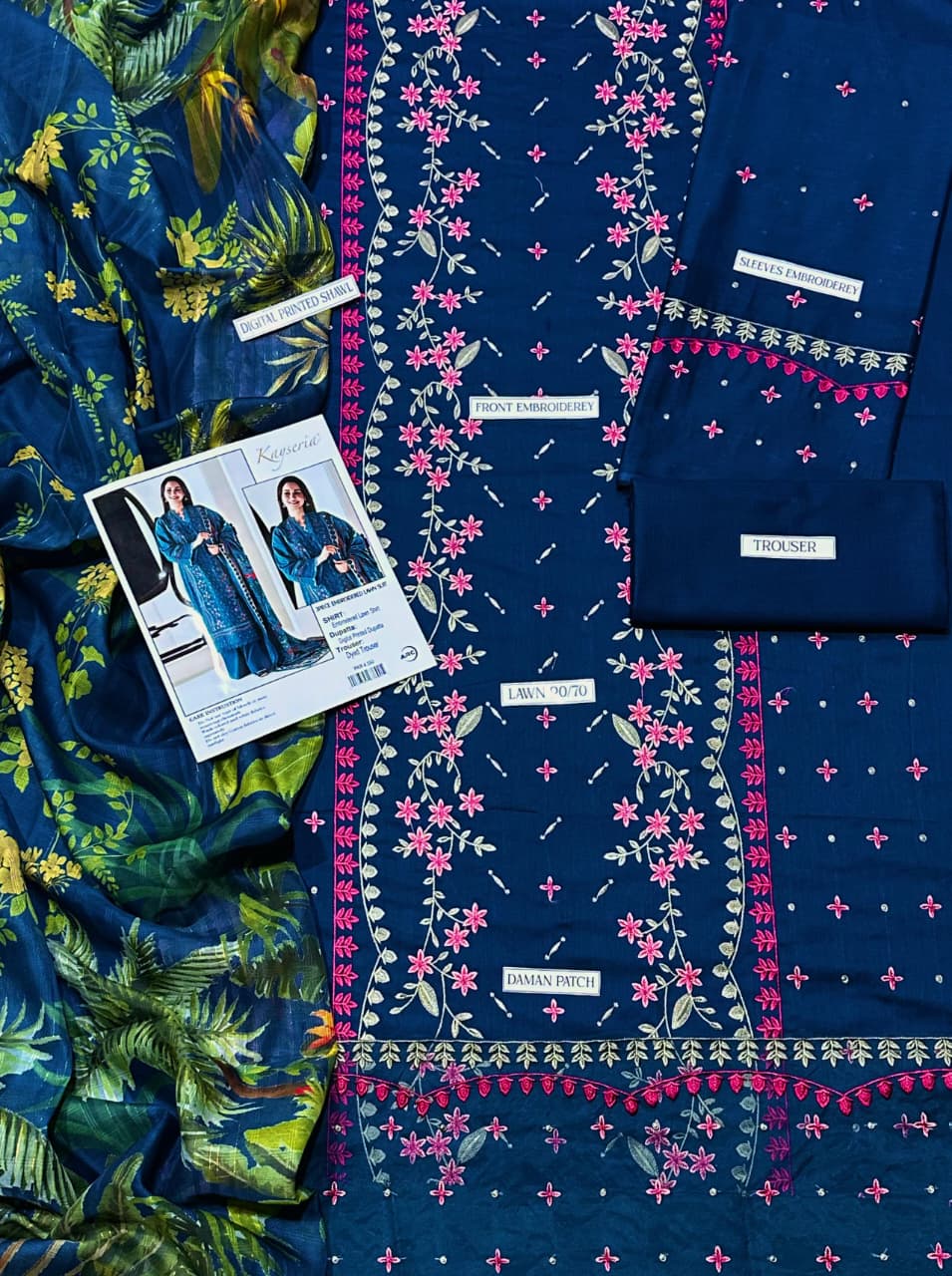 Naqsh 3 PC Embroidered