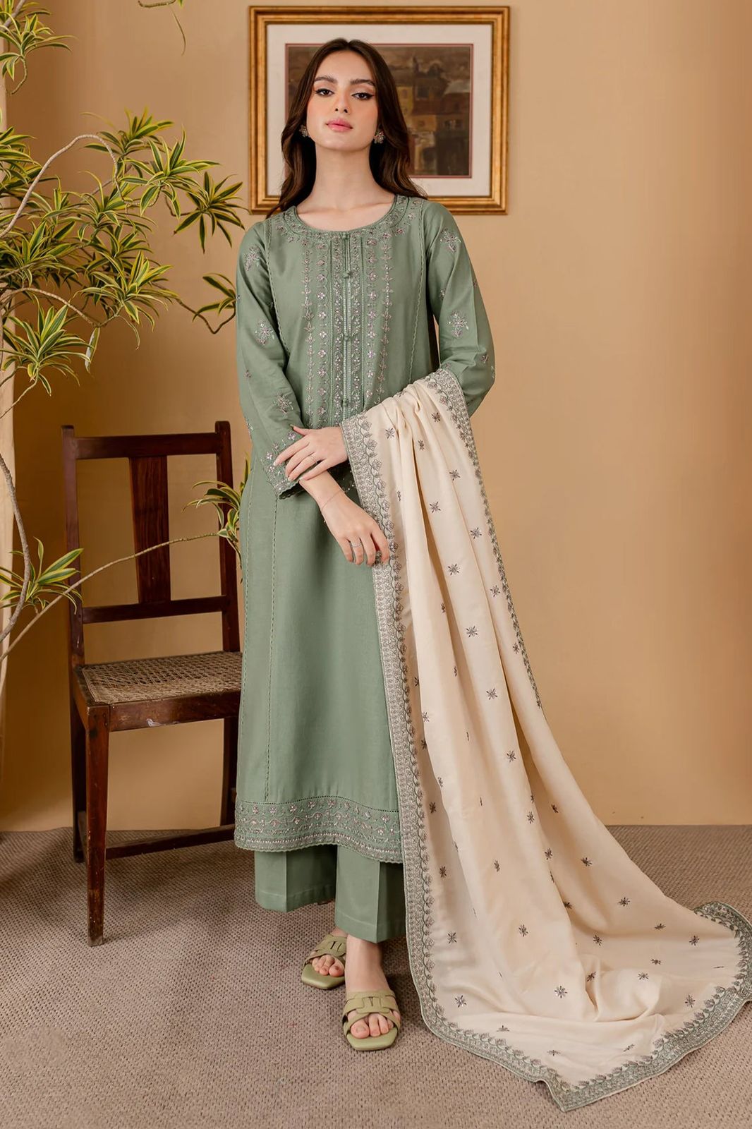 Naqsh 3 PC Embroidered