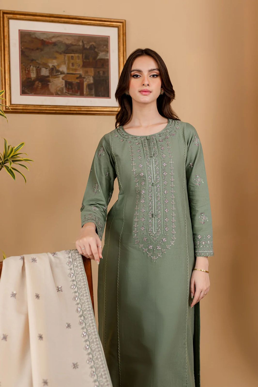 Naqsh 3 PC Embroidered