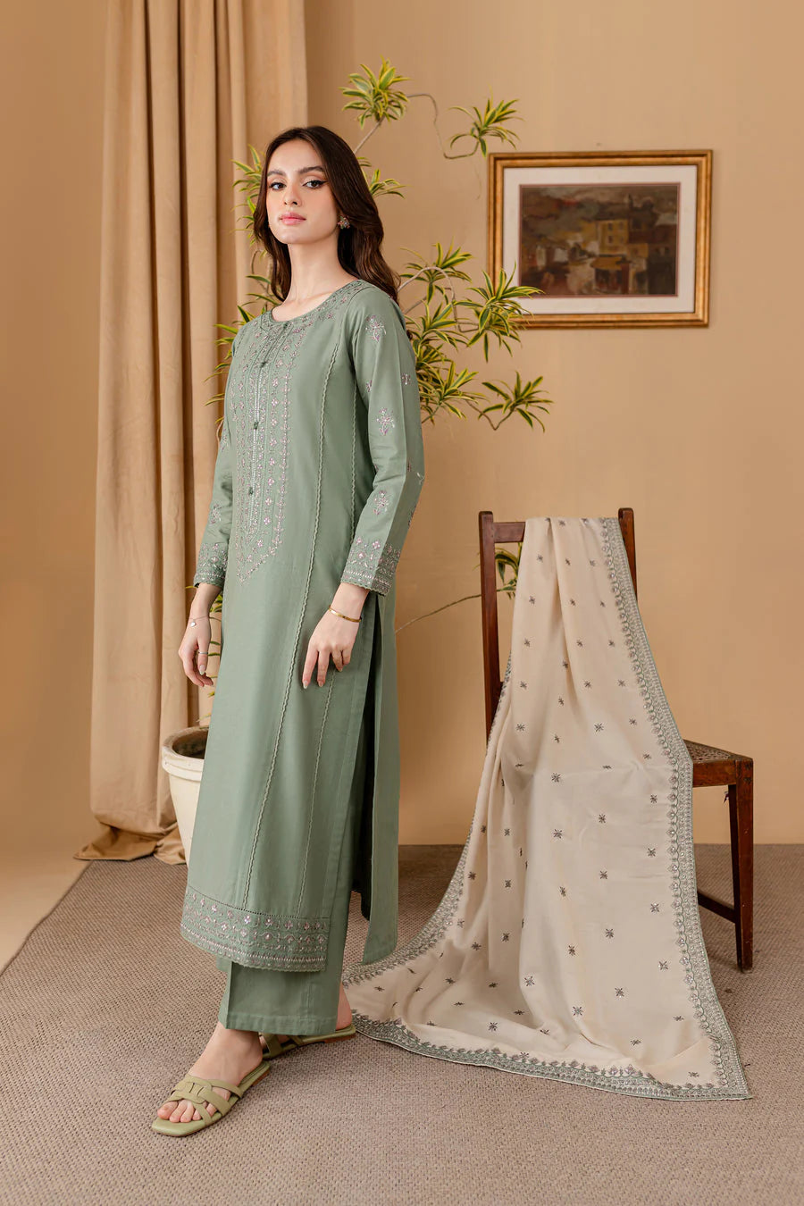 Naqsh 3 PC Embroidered