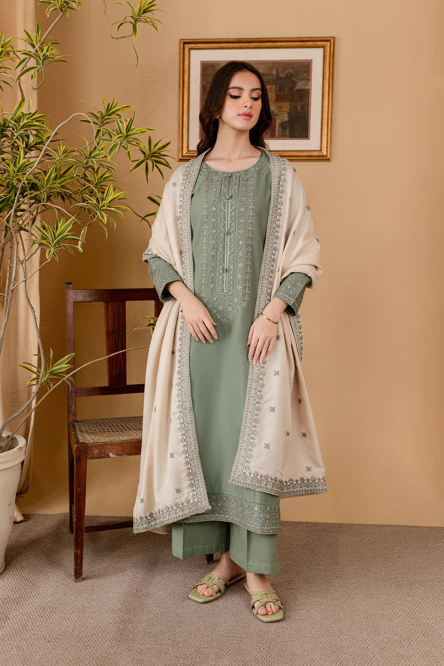 Naqsh 3 PC Embroidered